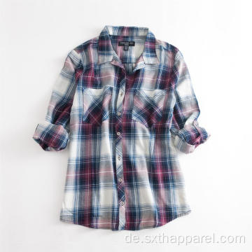 Herren Plaid Frühling Herbst Casual Langarmhemden